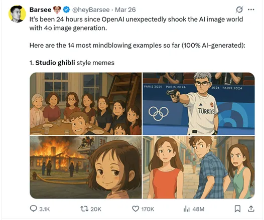 Viral X post
