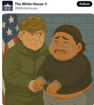 White house X post